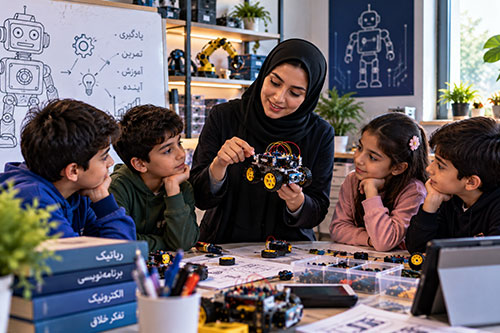شروع تدریس رباتیک و آموزش عملی ساخت ربات