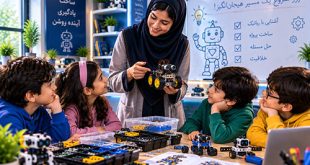 اولین جلسه تدریس رباتیک برای کودکان