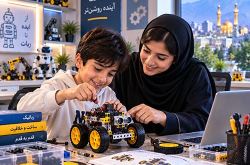 درآمد مربی رباتیک تازه‌کار