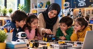 استخدام مربی رباتیک برای تدریس کودکان