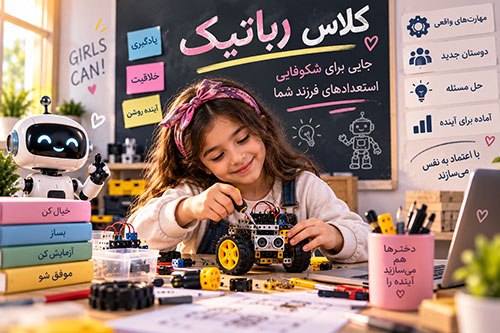 کلاس رباتیک برای چه کودکانی مناسب است؟ آیا فرزند شما به رباتیک علاقه دارد؟