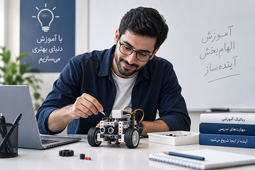 دوره مربیگری رباتیک برای علاقه‌مندان به تدریس رباتیک