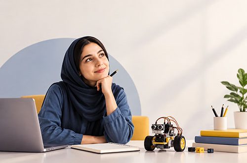 شروع تدریس بعد از دوره مربیگری رباتیک