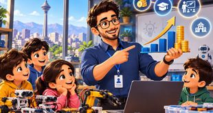 درآمد تدریس رباتیک در آموزشگاه